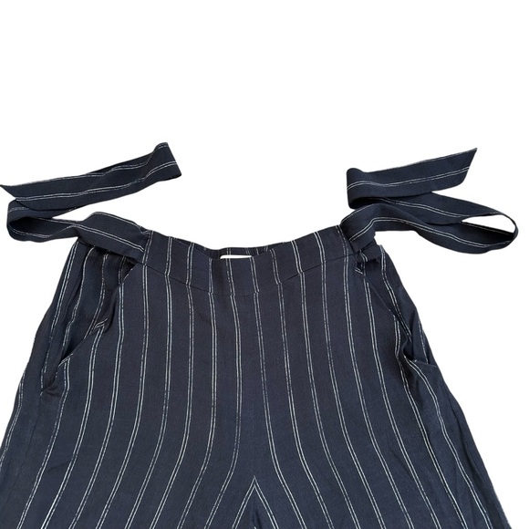 Aritzia Wilfred Faun Wide Leg Pants MED High Waist Pull-On Lagenlook Cottagecore - Picture 8 of 16